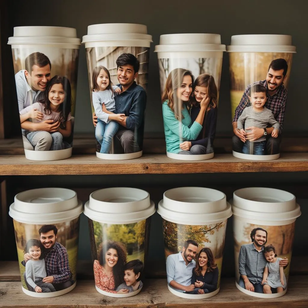 Colección de tazas personalizadas