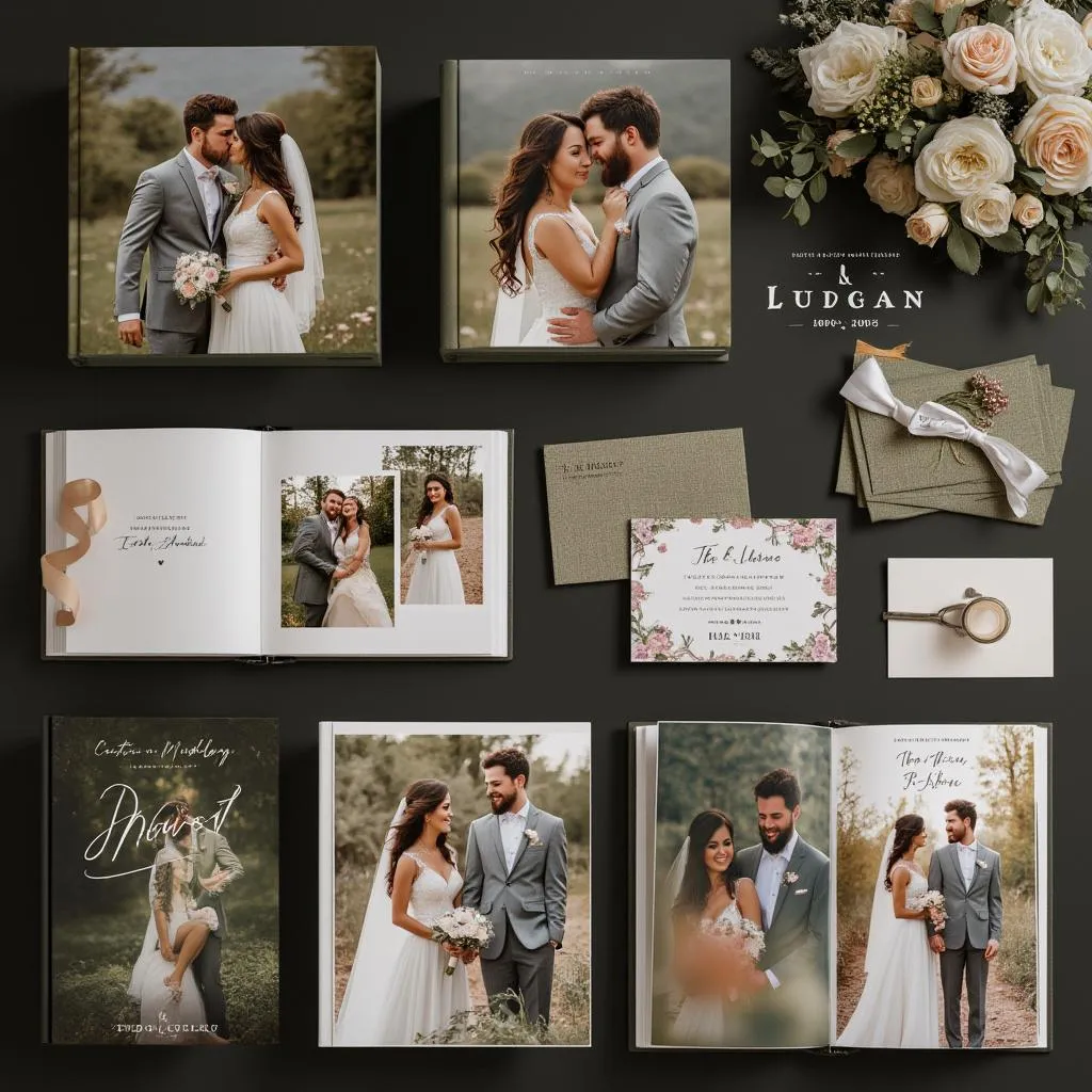 Proyecto de boda con fotografías personalizadas